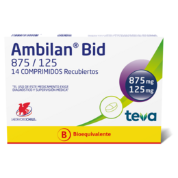 Ambilan Bid (B) 875/125 14 Comprimidos Recubiertos