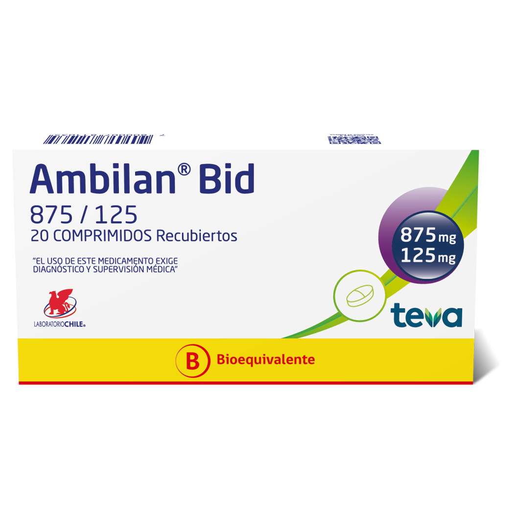 Ambilan Bid (B) 875/125 20 Comprimidos Recubiertos