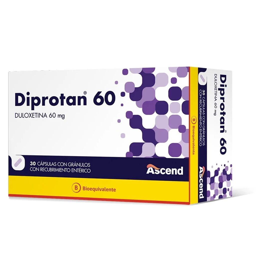 Diprotan (B) Duloxetina 60mg 30 Cápsulas