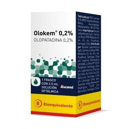 Olokem (B) Olopatadina 0.2% Solucion Oftálmica 2.5ml