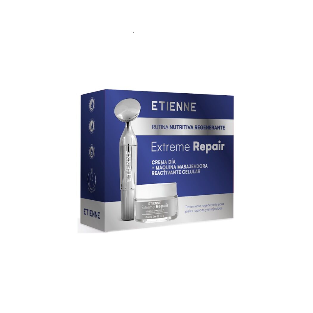 Etienne Rutina Nutritiva Crema 50g + Maquina Masajeadora