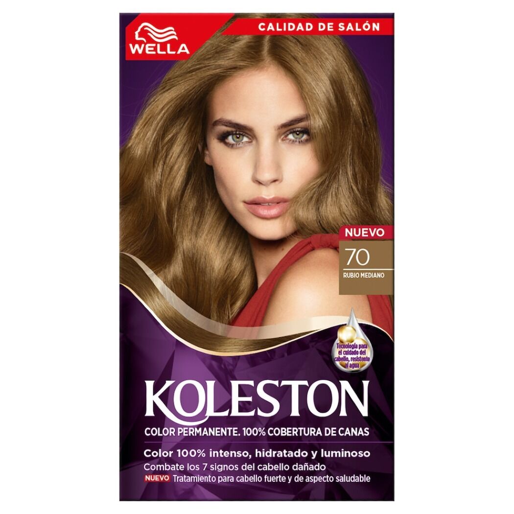 Tintura de Pelo Koleston N70 Rubio Medio
