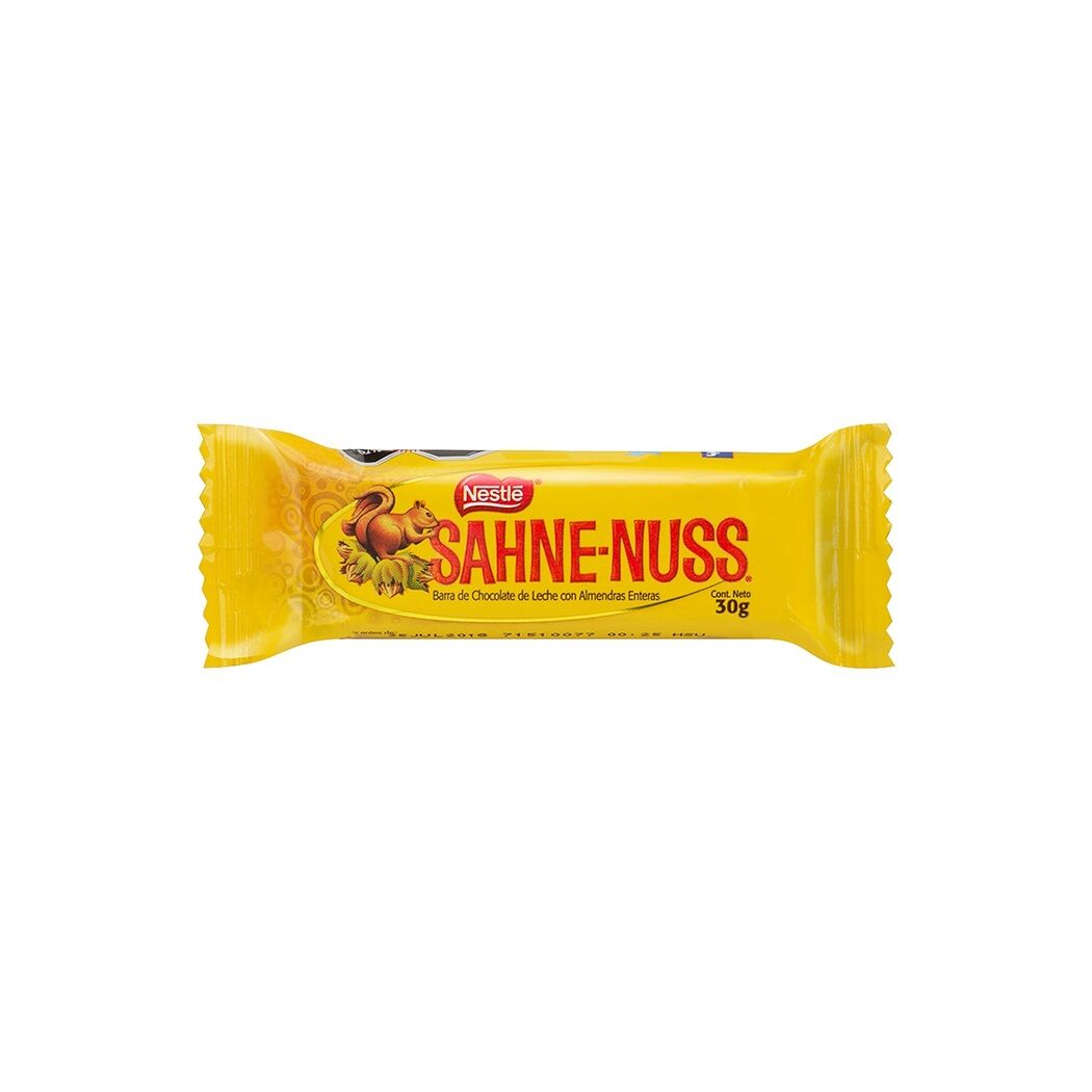 Chocolate Sahne Nuss Barra 30g