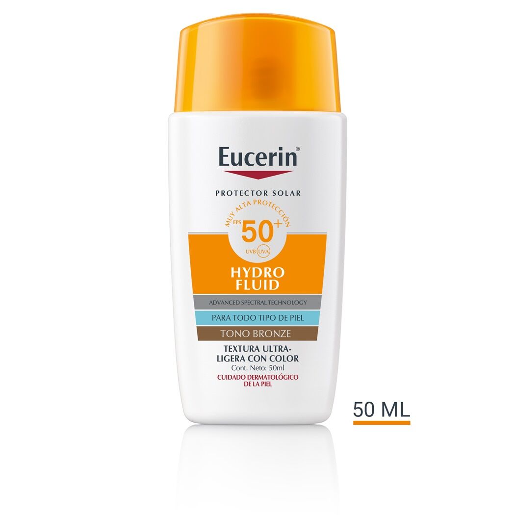 Eucerin Protector Solar Facial Hydrofluid Tono Bronze FPS50 50ml