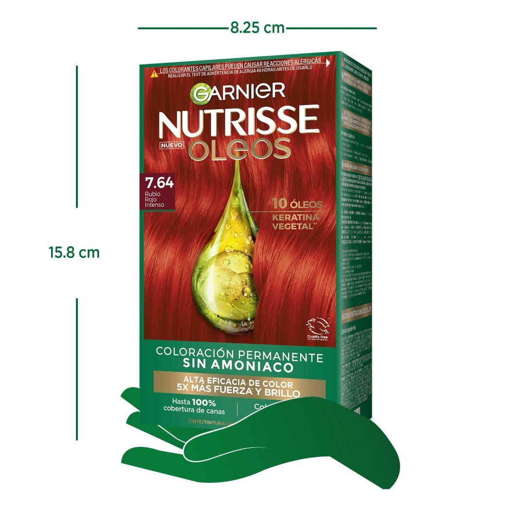 Nutrisse Oleos Rubio Rojo Cobrizo 7