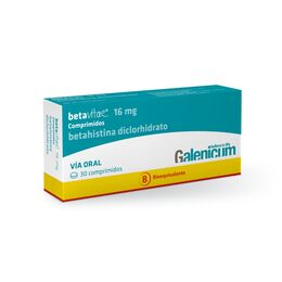 Betavitae (B) Betahistina 16mg 30 Comprimidos