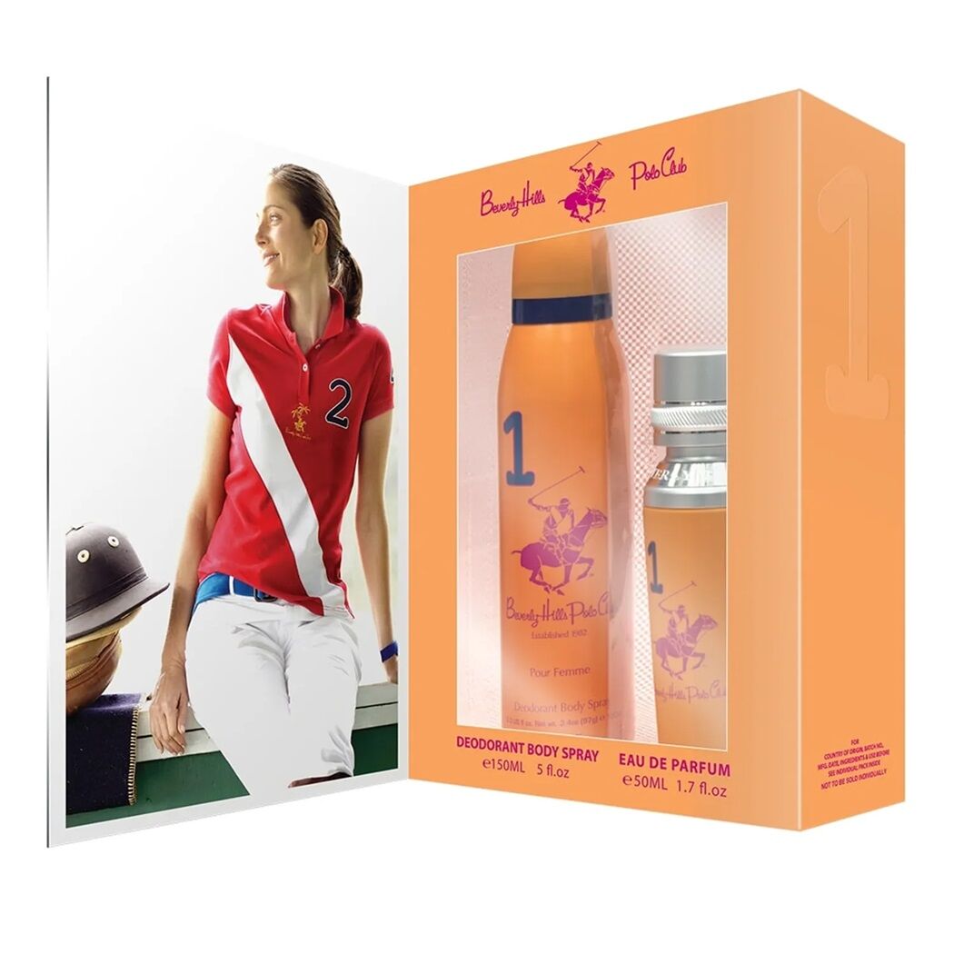 Estuche Polo Club Beverly Hills Women One EDT 50ml + Desodorante 175ml