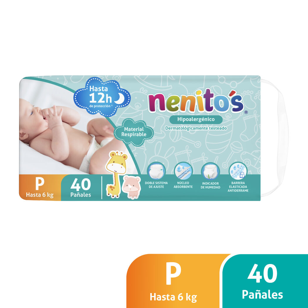 Nenitos Pañal S 40 Unidades