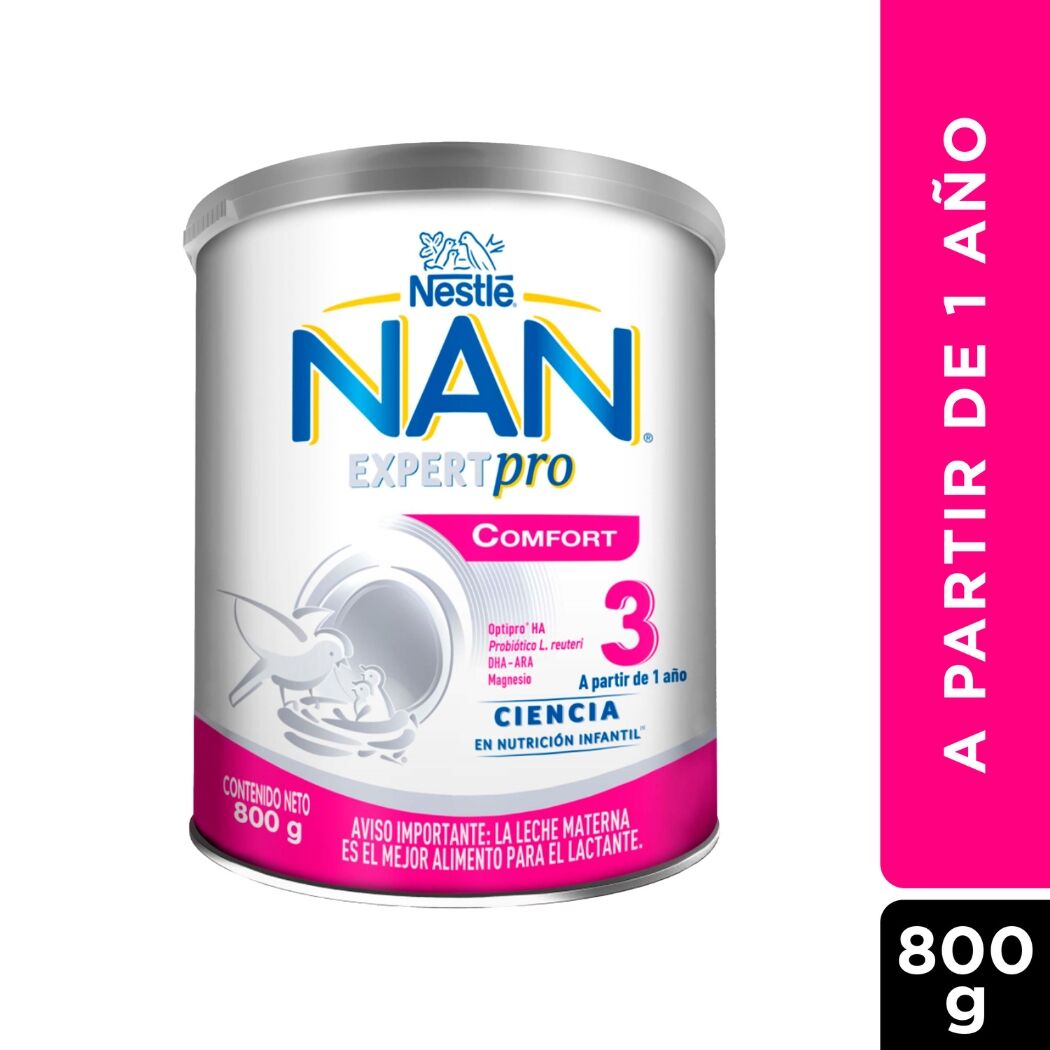 Fórmula Infantil Nan Expertpro Comfort Etapa 3 800g