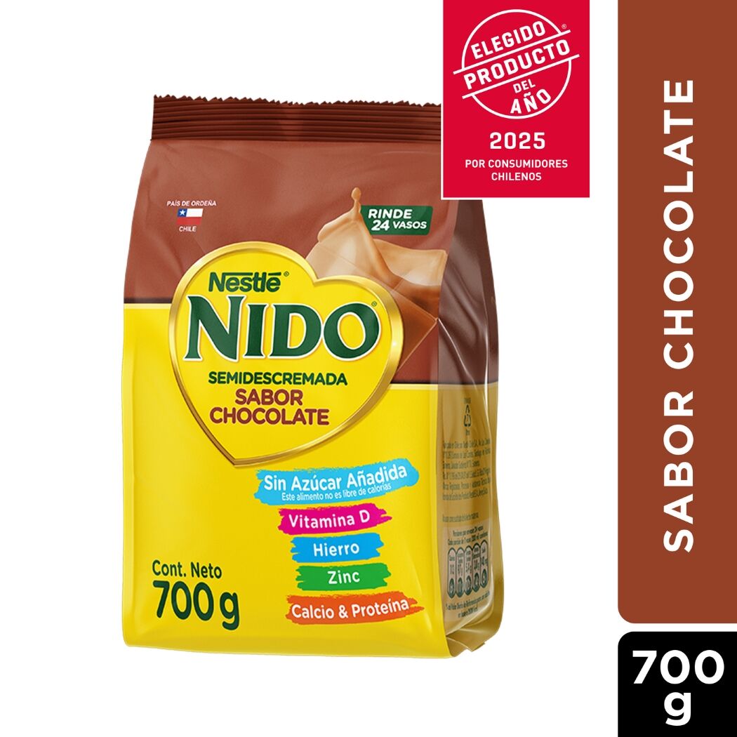 Leche en Polvo Nido Semi Chocolate 700g