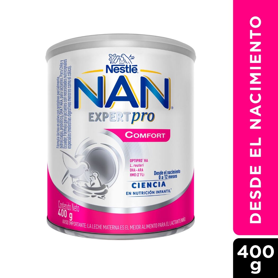 Fórmula Infantil Nestlé Nan Expertpro Comfort Etapas 1 y 2 400g