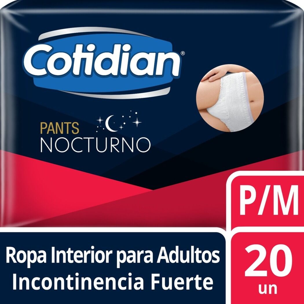 Cotidian Pants Nocturno Talla P/M 20 Unidades