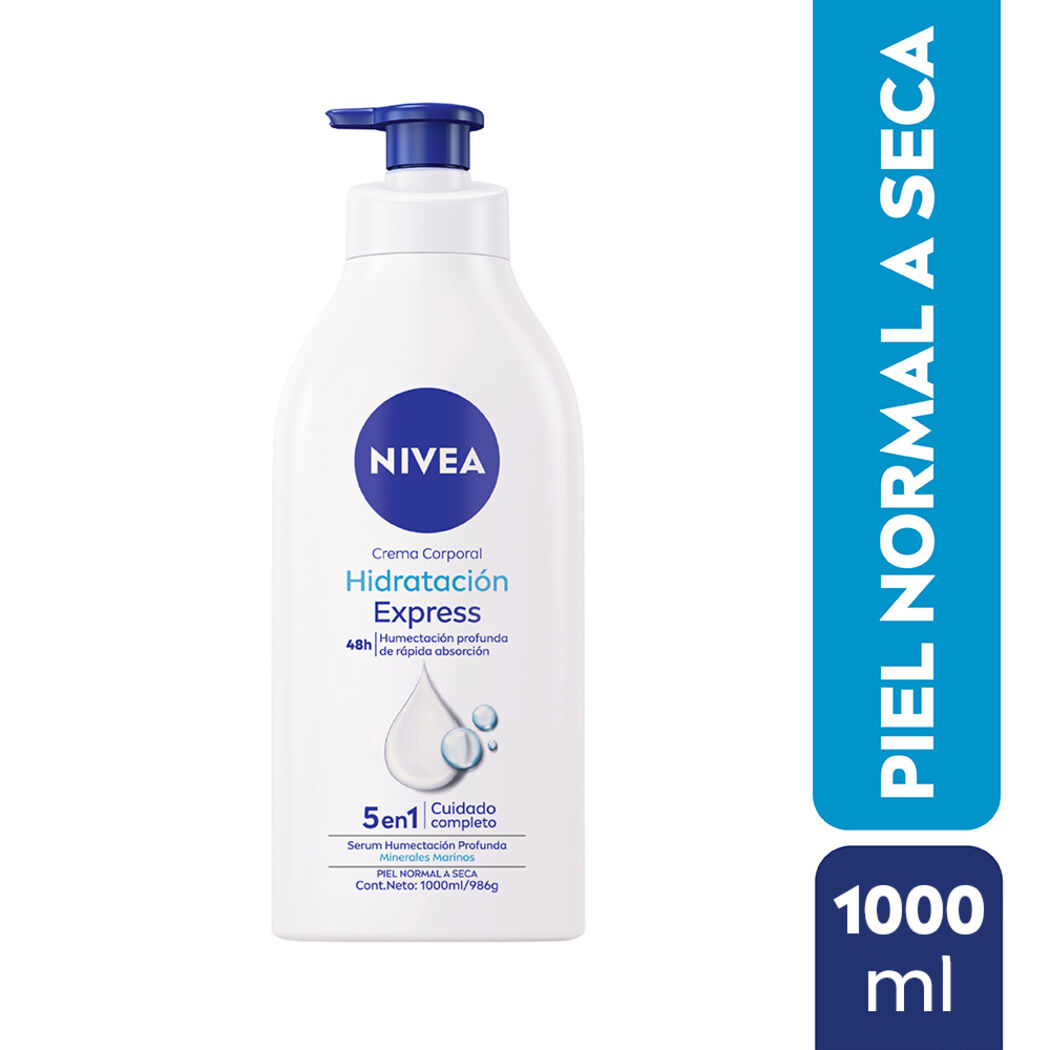 Nivea Crema Corporal Hidratación Express 1000ml