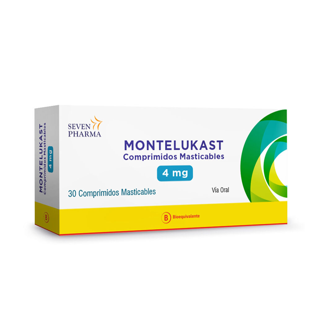 Montelukast 4mg 30 Comprimidos