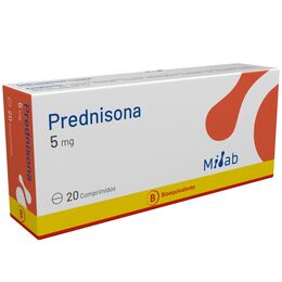 Prednisona (B) 5mg 20 Comprimidos