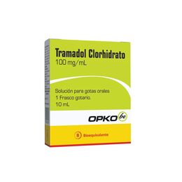 Tramadol (B) 100mg/ml Gotas 10ml