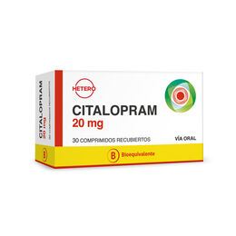 Citalopram (B) 20mg 30 Comprimidos Recubiertos