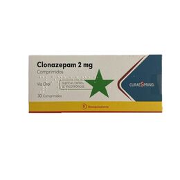 Clonazepam (B) 2mg 30 Comprimidos