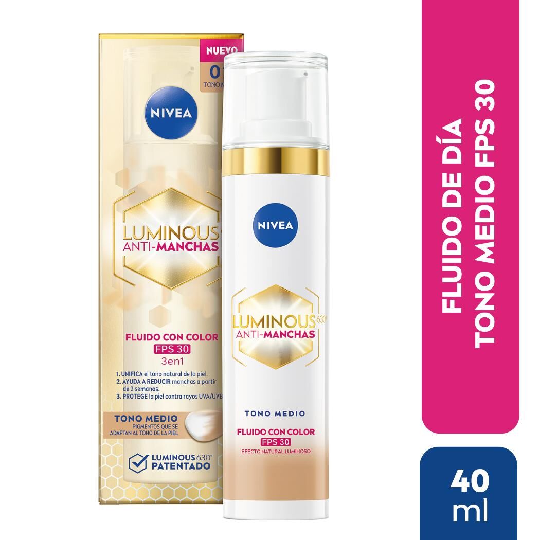 Nivea Luminous W630 Fluido Tono Medio 40ml