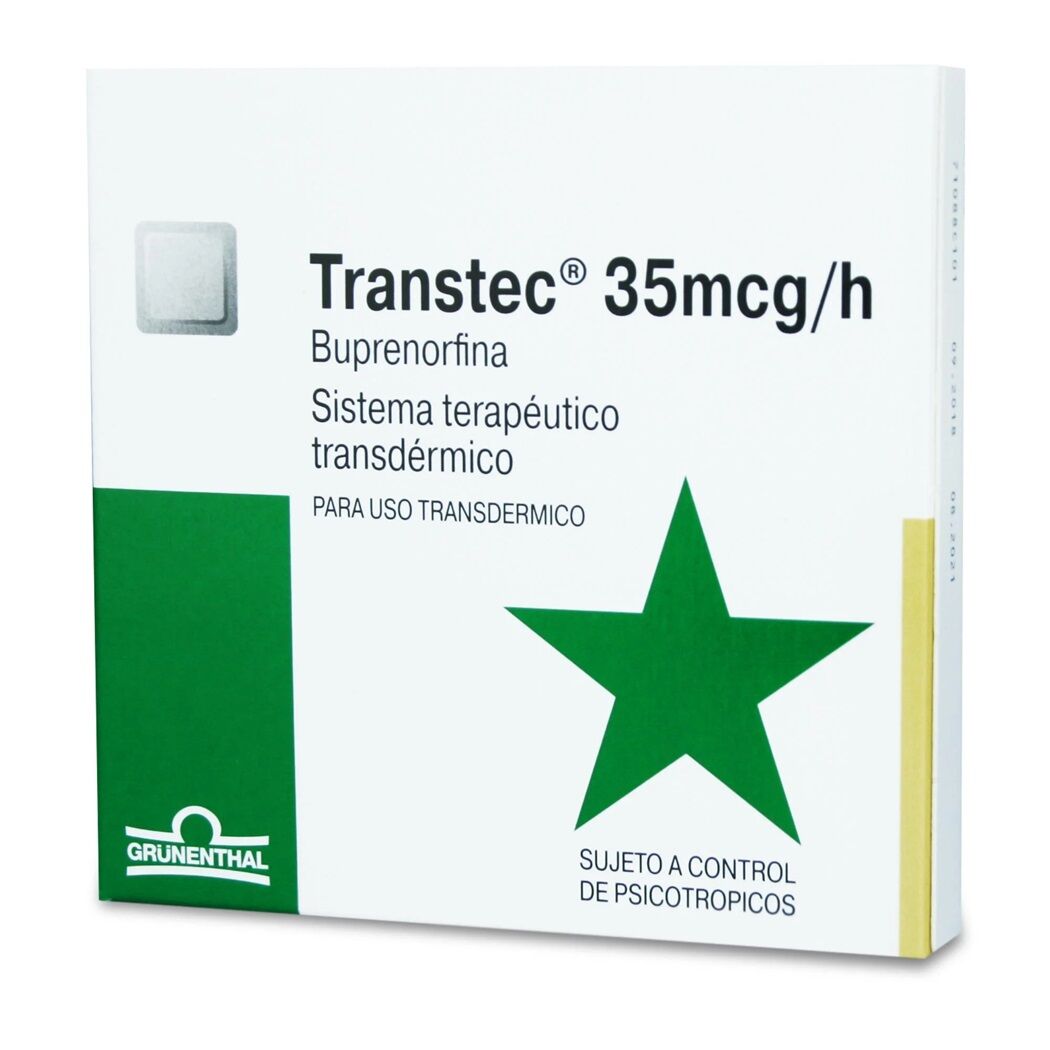 Transtec Buprenorfina 35mcg/h 5 Parches