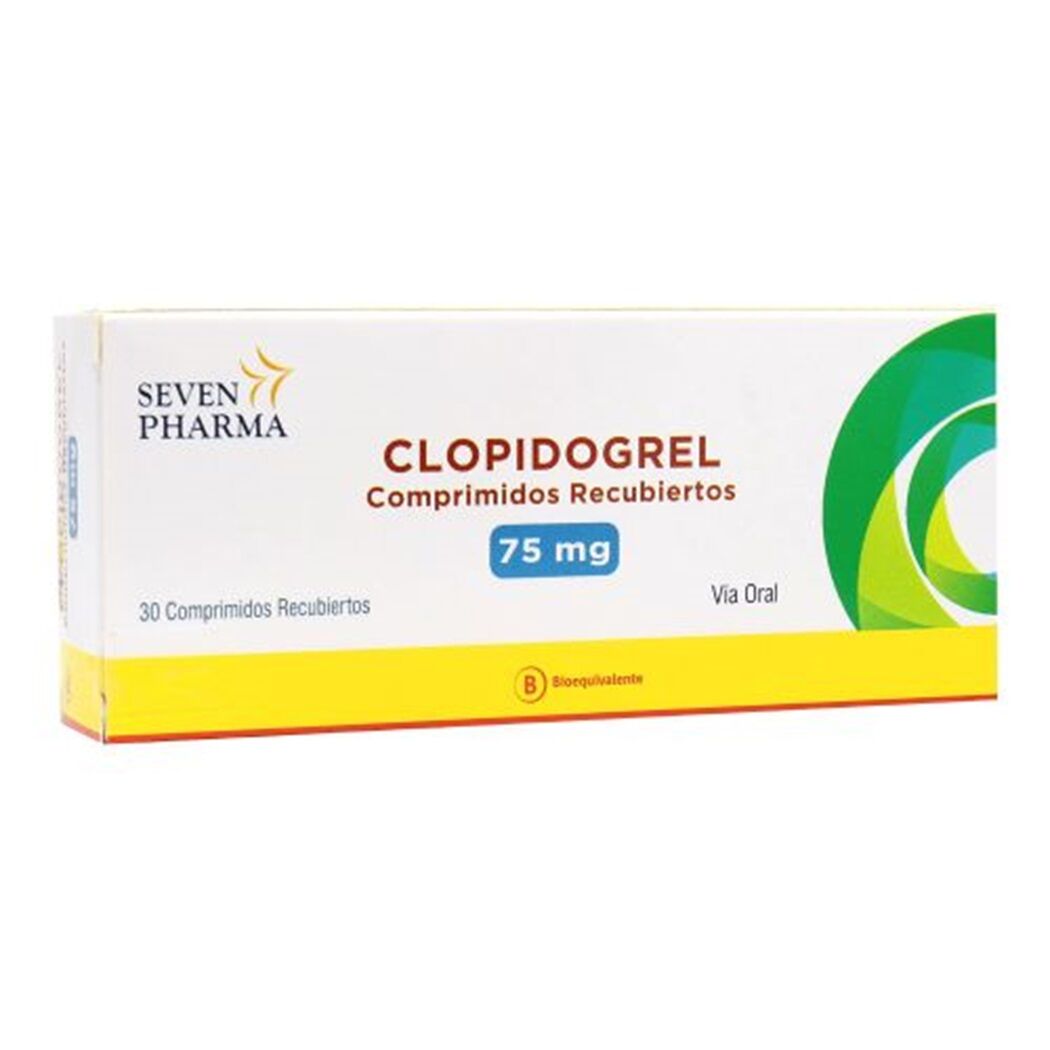 Clopidogrel (B) 75mg 30 Comprimidos