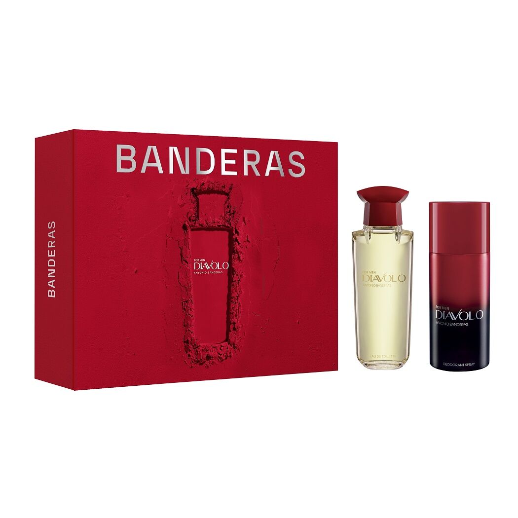Banderas Perfume Estuche Diavolo For Men Eau de Toilette 100 ml + 24h Desodorante Spray For Men 150 ml
