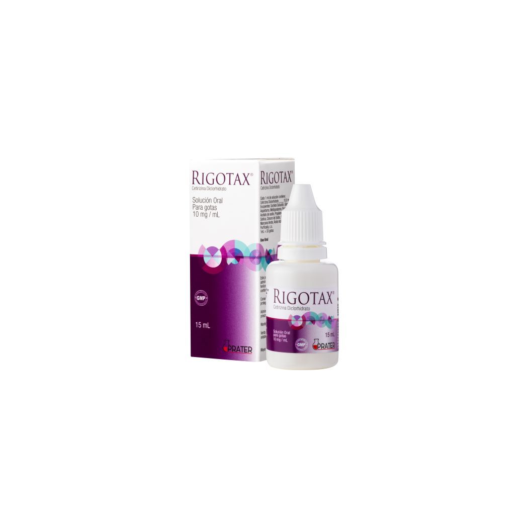 Rigotax 10mg/ml Cetirizina Oral Gotas 15ml