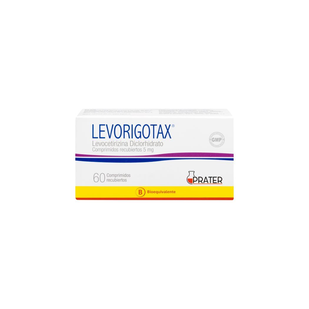 Levorigotax (B) Levocetirizina 5mg 60 Comprimidos Recubiertos