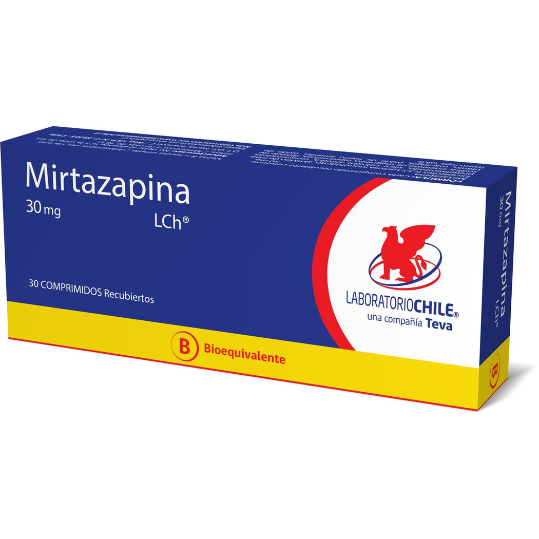 Mirtazapina (B) 30mg 30 Comprimidos Recubiertos