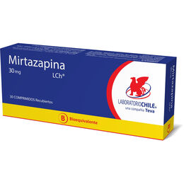 Mirtazapina (B) 30mg 30 Comprimidos Recubiertos