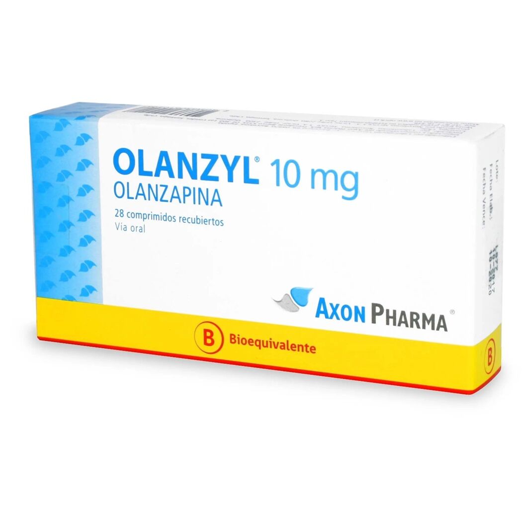 Olanzyl (B) Olanzapina 10mg 28 Comprimidos