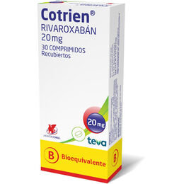 Cotrien (B) Rivaroxaban 20mg 30 Comprmidos Recubiertos