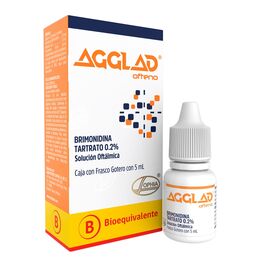 Agglad (B) Ofteno Brimonidina 0.2% Solución Oftálmica 5ml