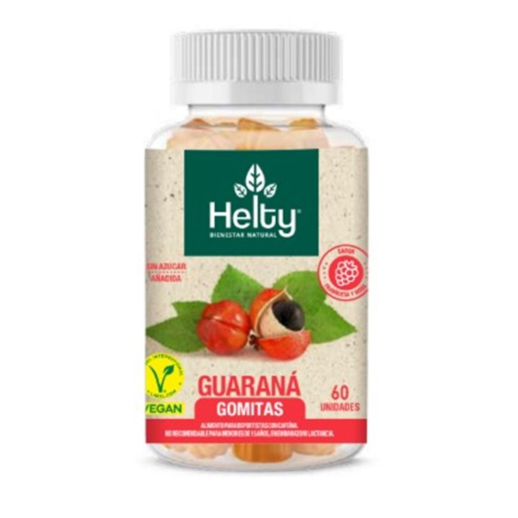 Helty Gomitas Guarana 60 Gomitas