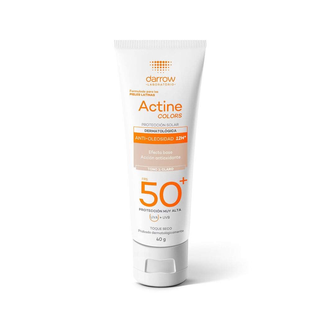 Darrow Actine Colors Spf 50 Claro 40ml