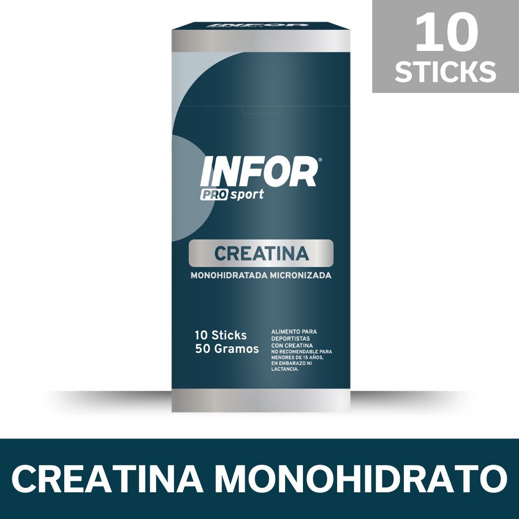 Infor Pro Sport Creatina Sticks 10 Unidades
