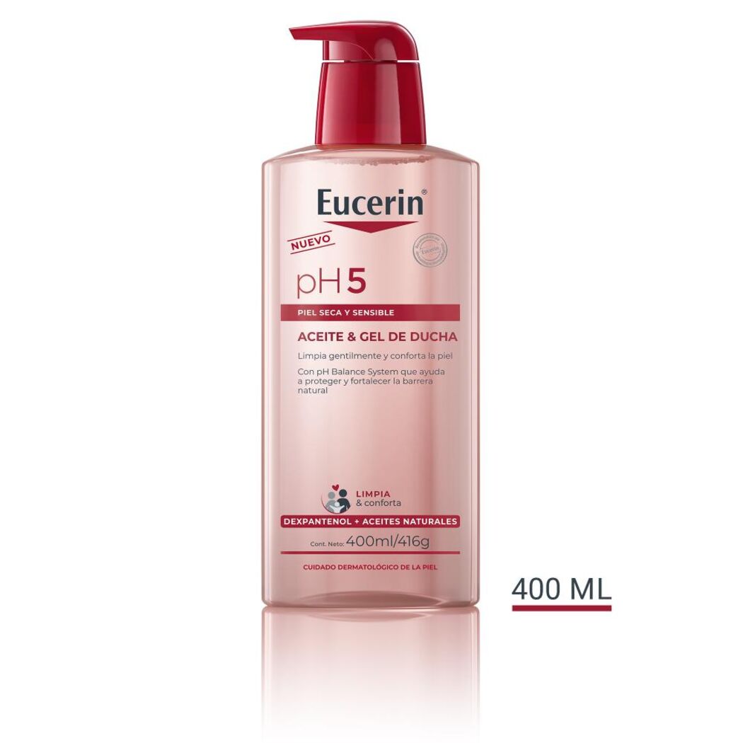 EUCERIN Aceite & Gel de Ducha Corporal ph5 400ml 