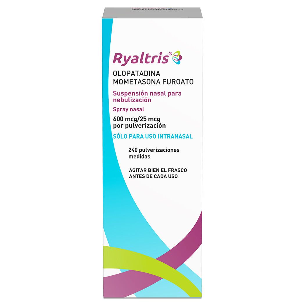 Ryaltris Olopatadina 600mcg Mometasona 25mcg Suspensión Nasal Nebulizacion 240 Dosis