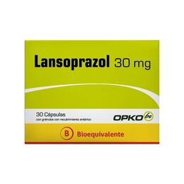 Lansoprazol (B) 30mg 30 Cápsulas