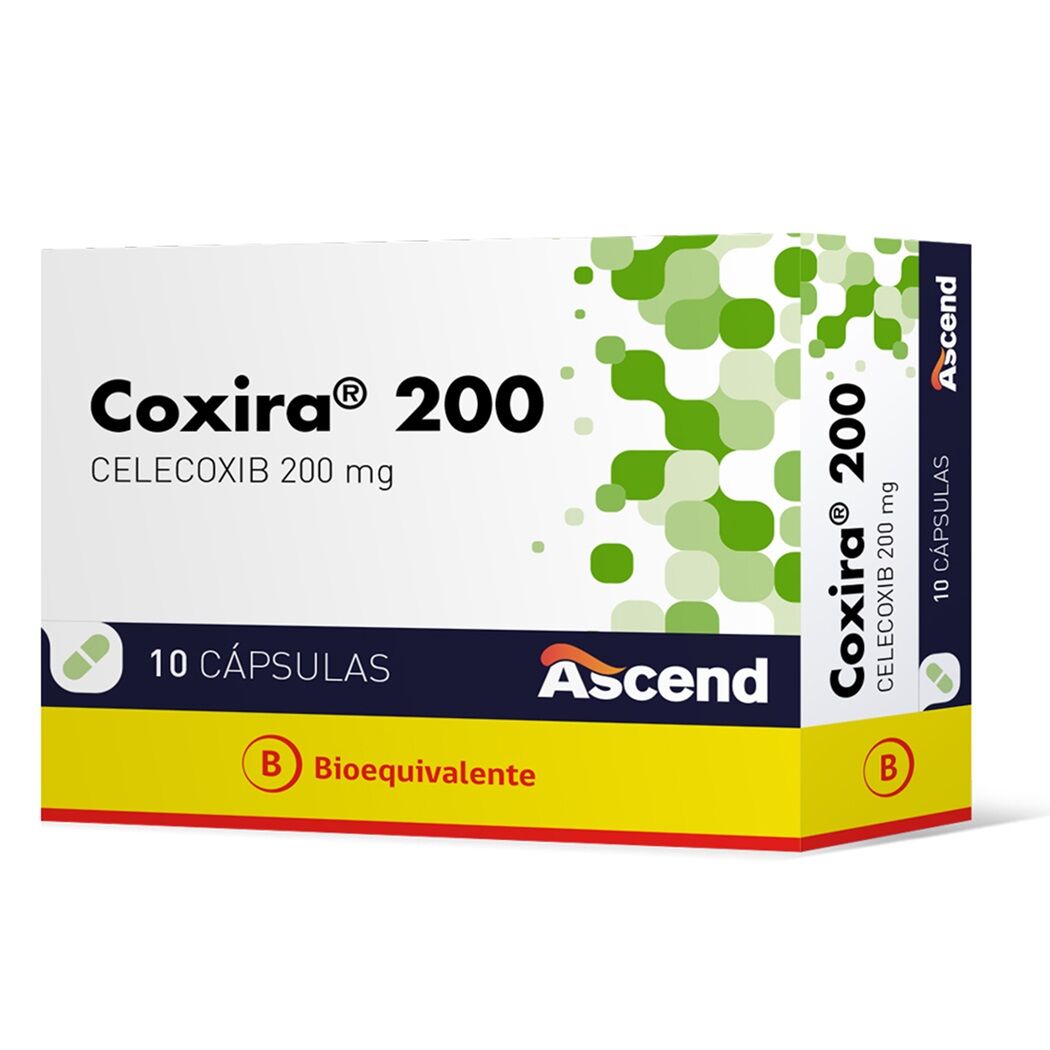 Coxira Celecoxib 200mg 10 Cápsulas