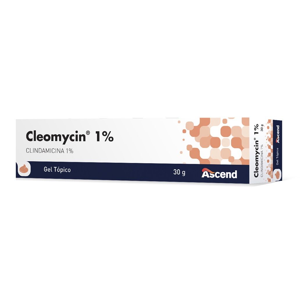 Cleomycin 1% Clindamicina Gel Tópico 30g