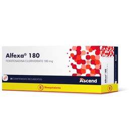 Alfexa (B) Fexofenadina 180mg 30 Comprimidos Recubiertos