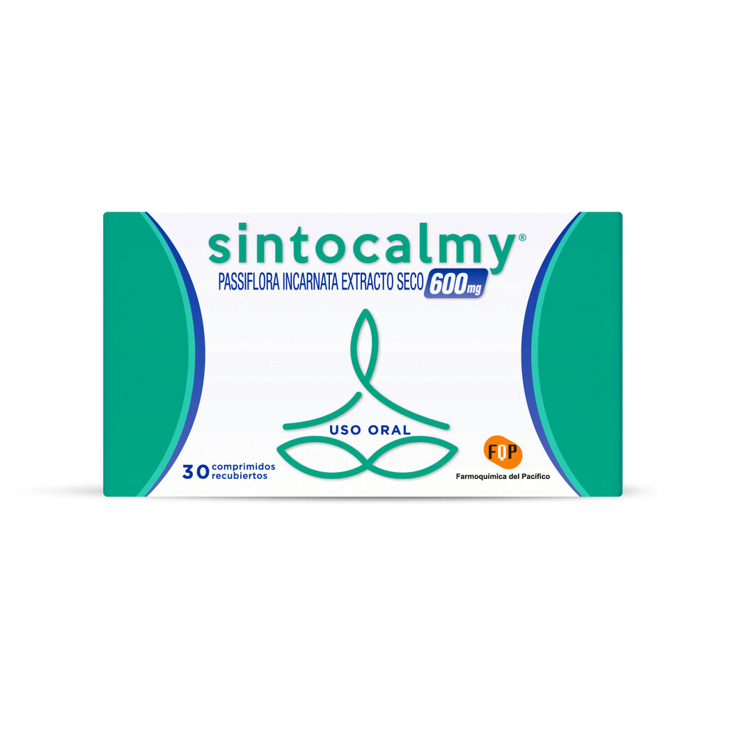 Sintocalmy 600mg Passiflora Incarnata 30 Comprimidos Recubiertos