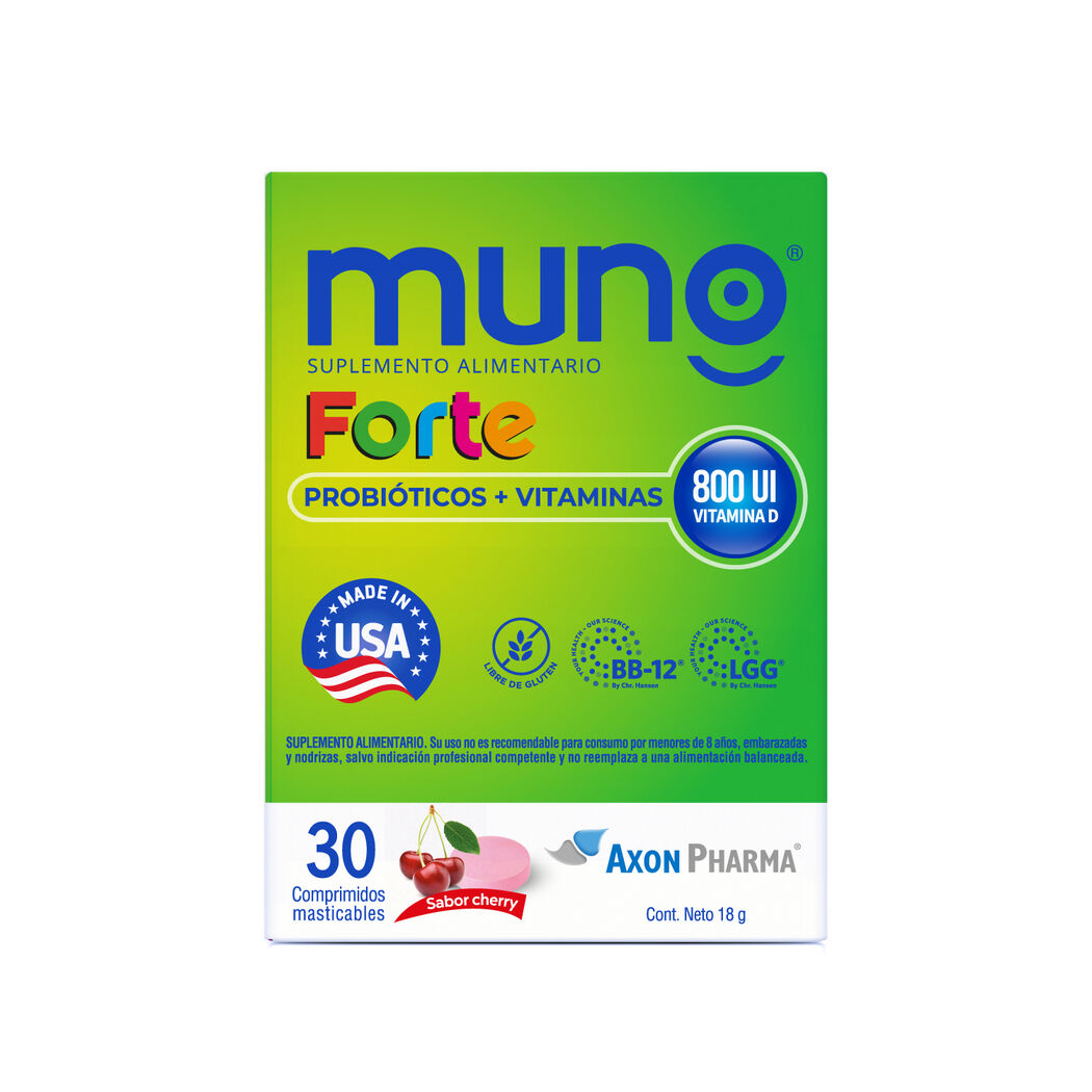 Muno Forte 30 Comprimidos Masticables