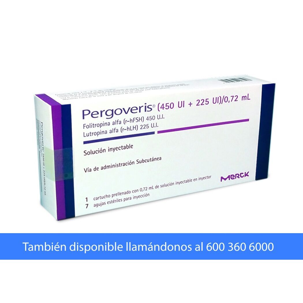 Pergoveris 450U.I/225U.I 0.72ml Solución Inyectable 1 Pluma