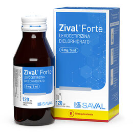 Zival Forte (B) Levocetirizina 5mg/5ml Jarabe 120ml