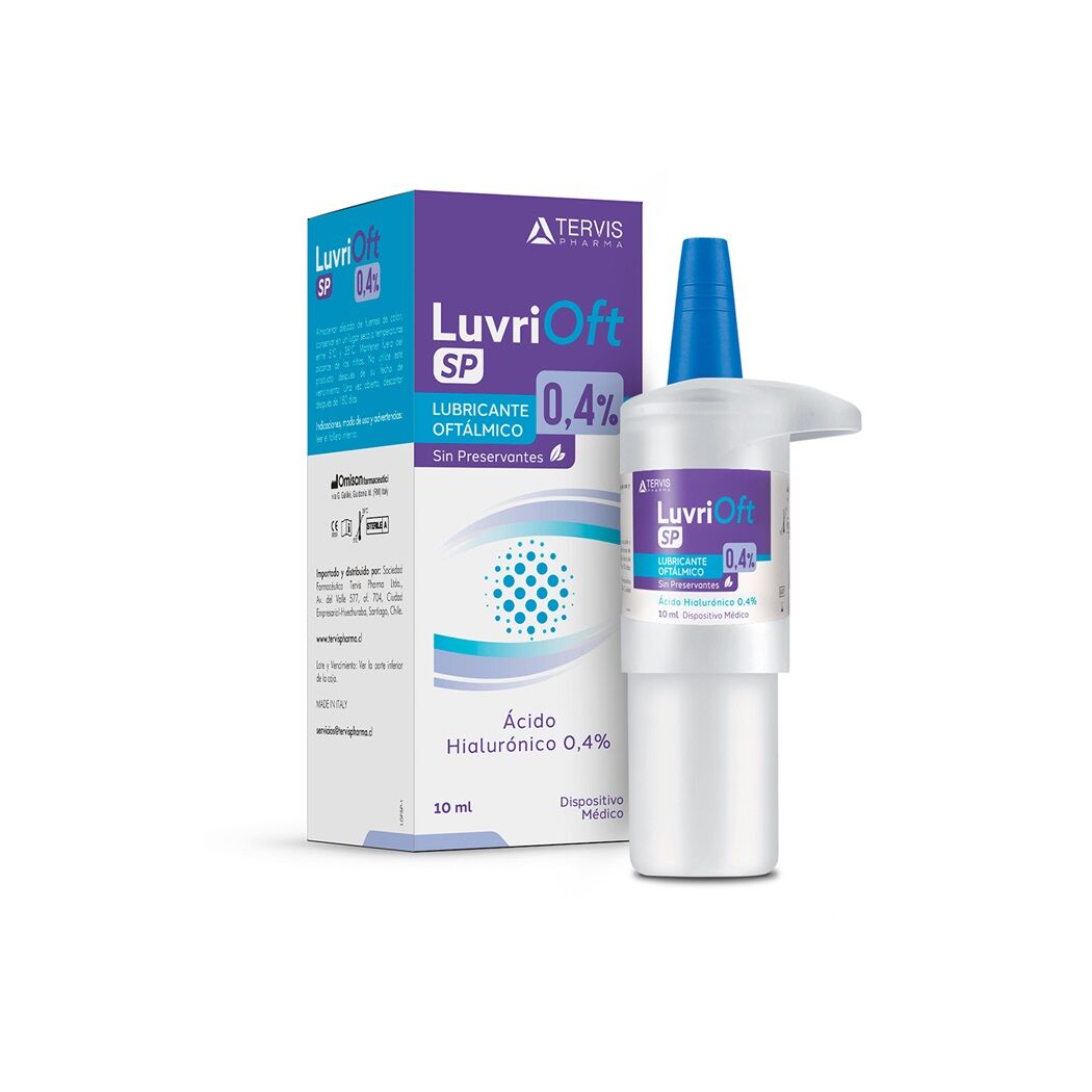 Luvrioft SP 0.4% Hialuronato Sódico Lubricante Oftálmico 10ml