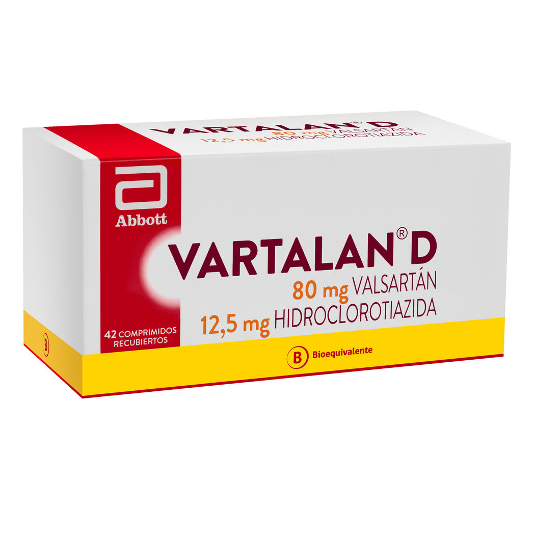 Vartalan D Valsartán 42 Comprimidos Recubiertos