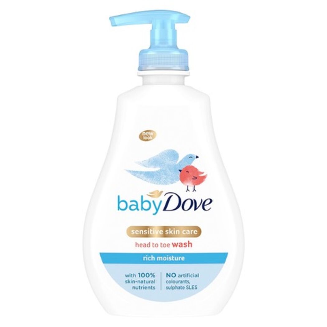Baby Dove Líquido Rich Moisture Pum 400ml