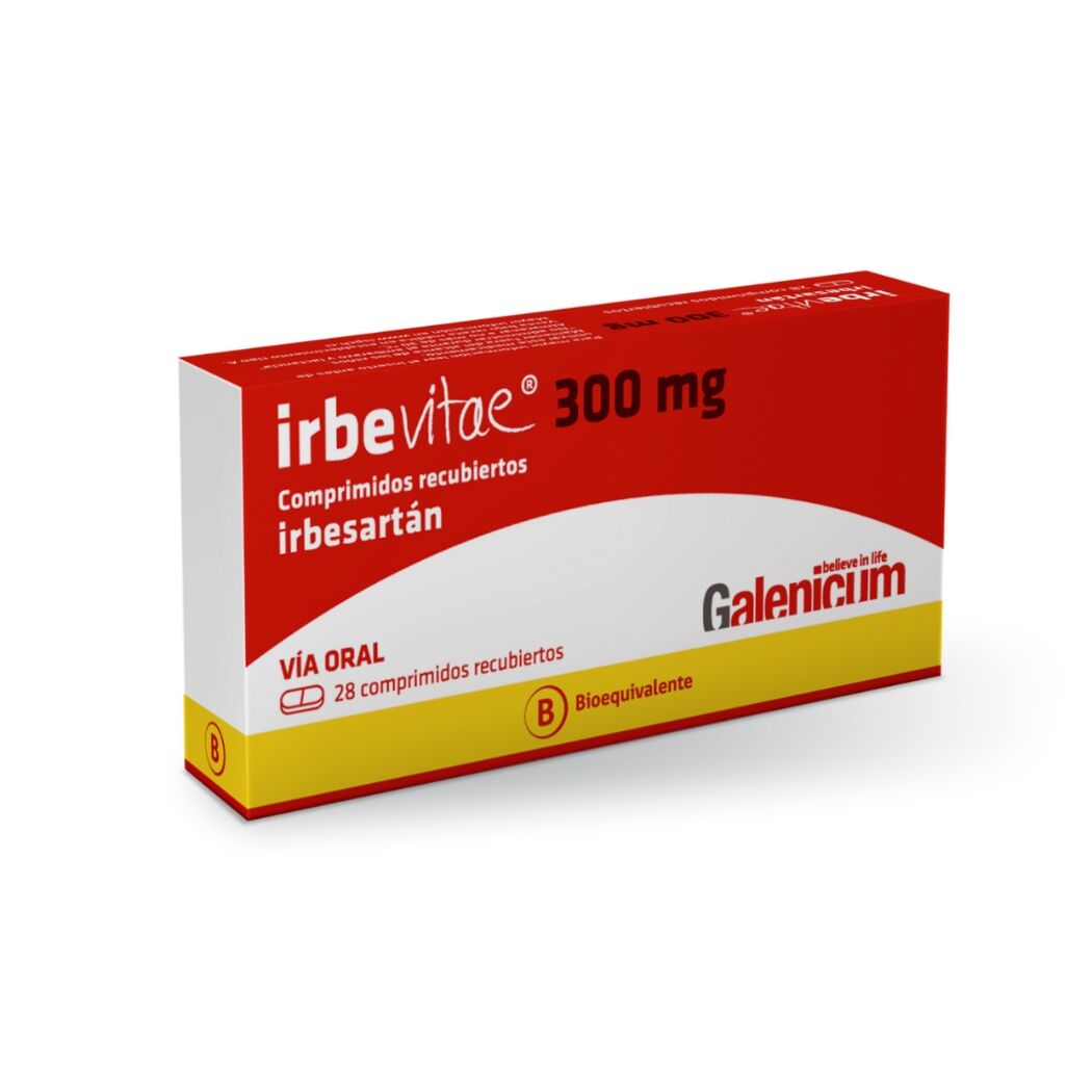 Irbevitae (B) Irbesartán 300mg 28 Comprimidos Recubiertos